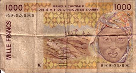 les anciens billets de 1000f
