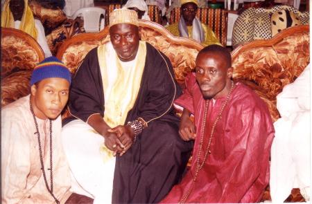 mouhamed et johny avec le cheikh