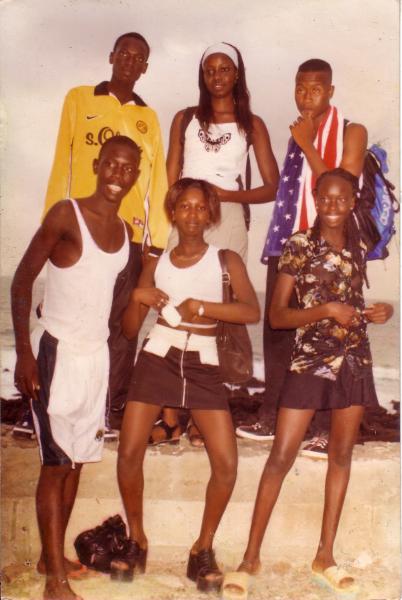 moi et mes amis à l'ile de ngor