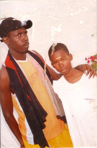 moi et mon petit frére alioune badara bâ